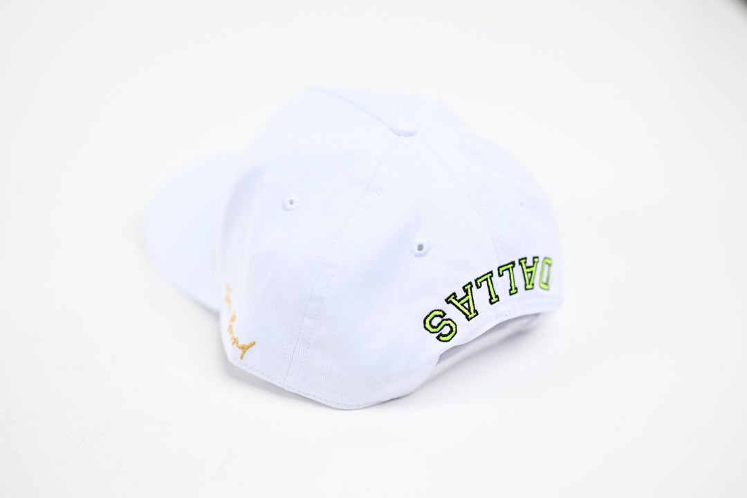 NEON V2 Precurved snapback - WHITE / YELLOW