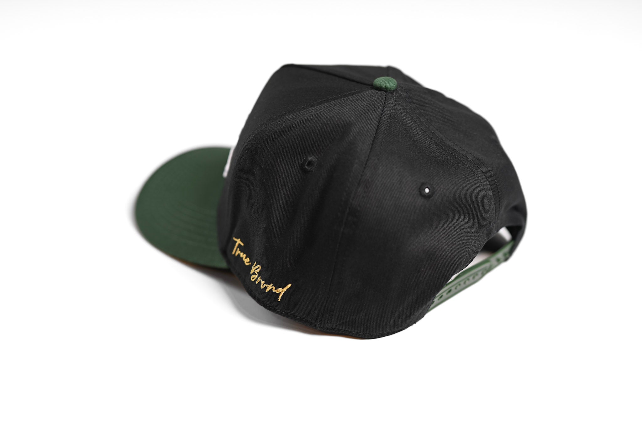 Upside Down Dallas Snapback - Forest Green / White