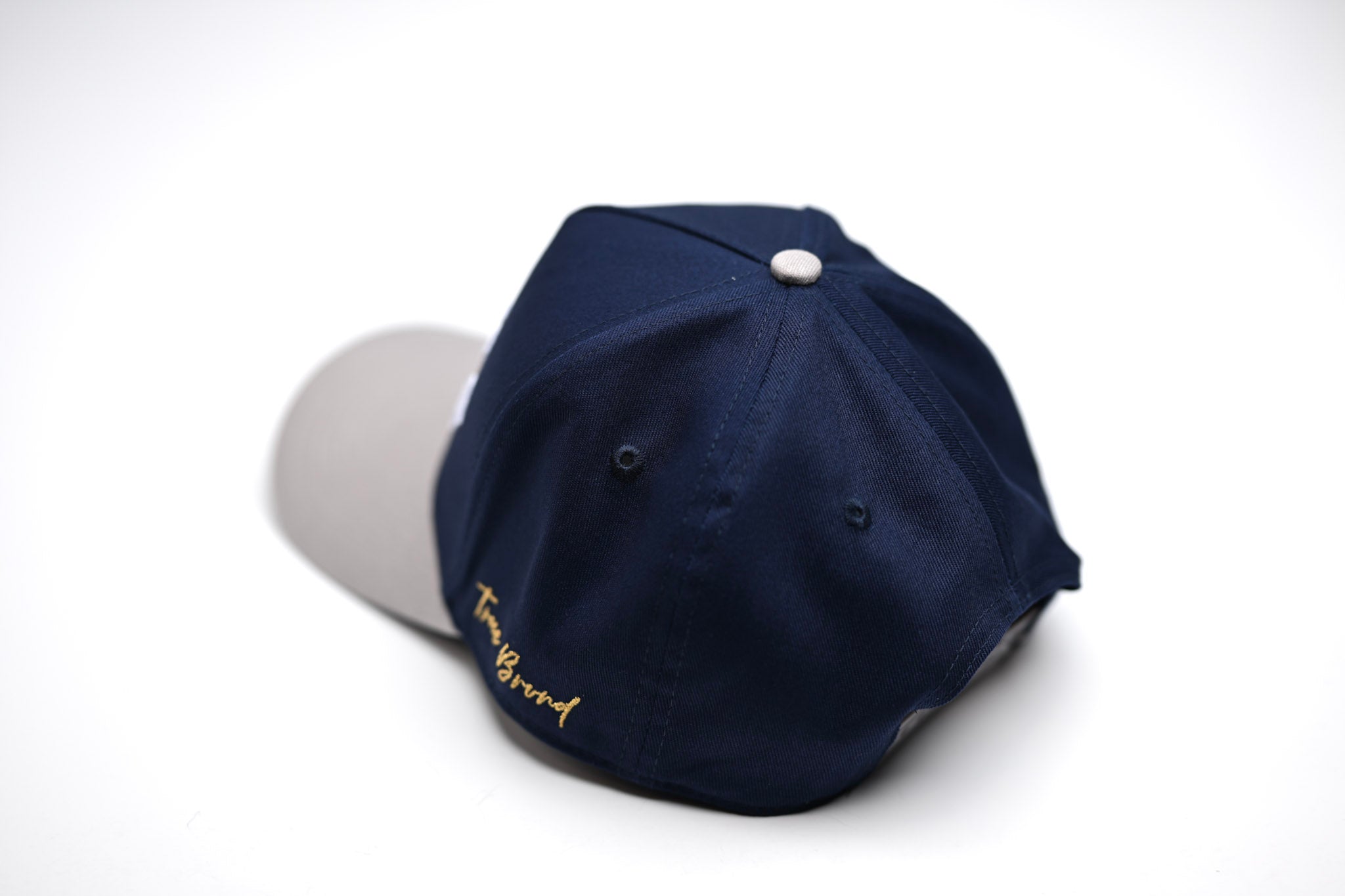 True Brvnd, Accessories, Truebrvnd Upside Down Dallas Snapback Navy