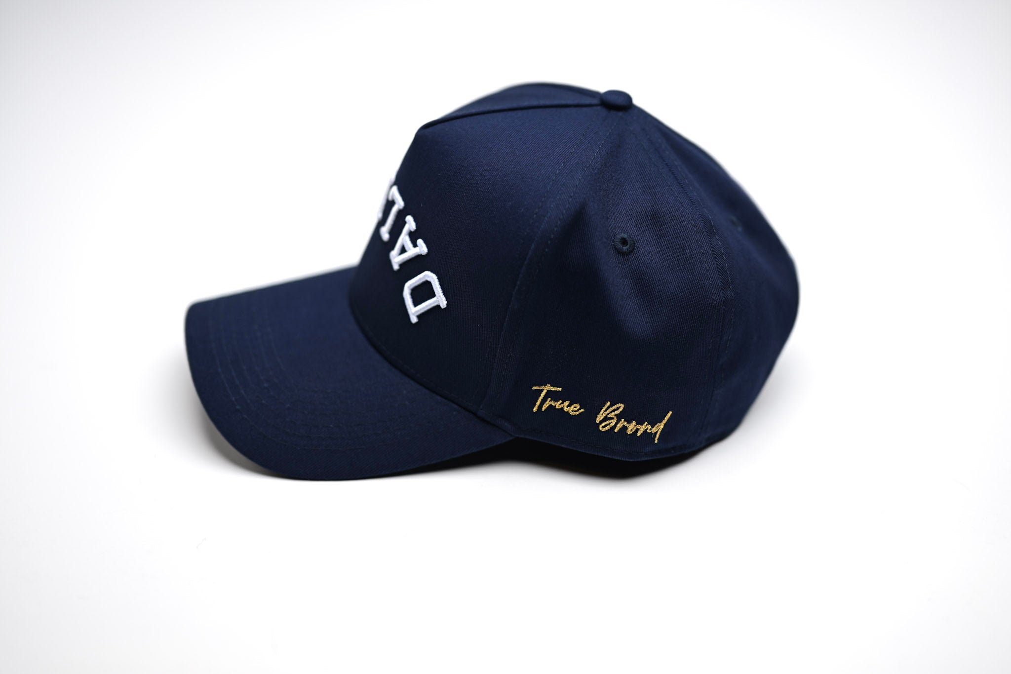 Upside Down Dallas snapback - Navy – True Brvnd