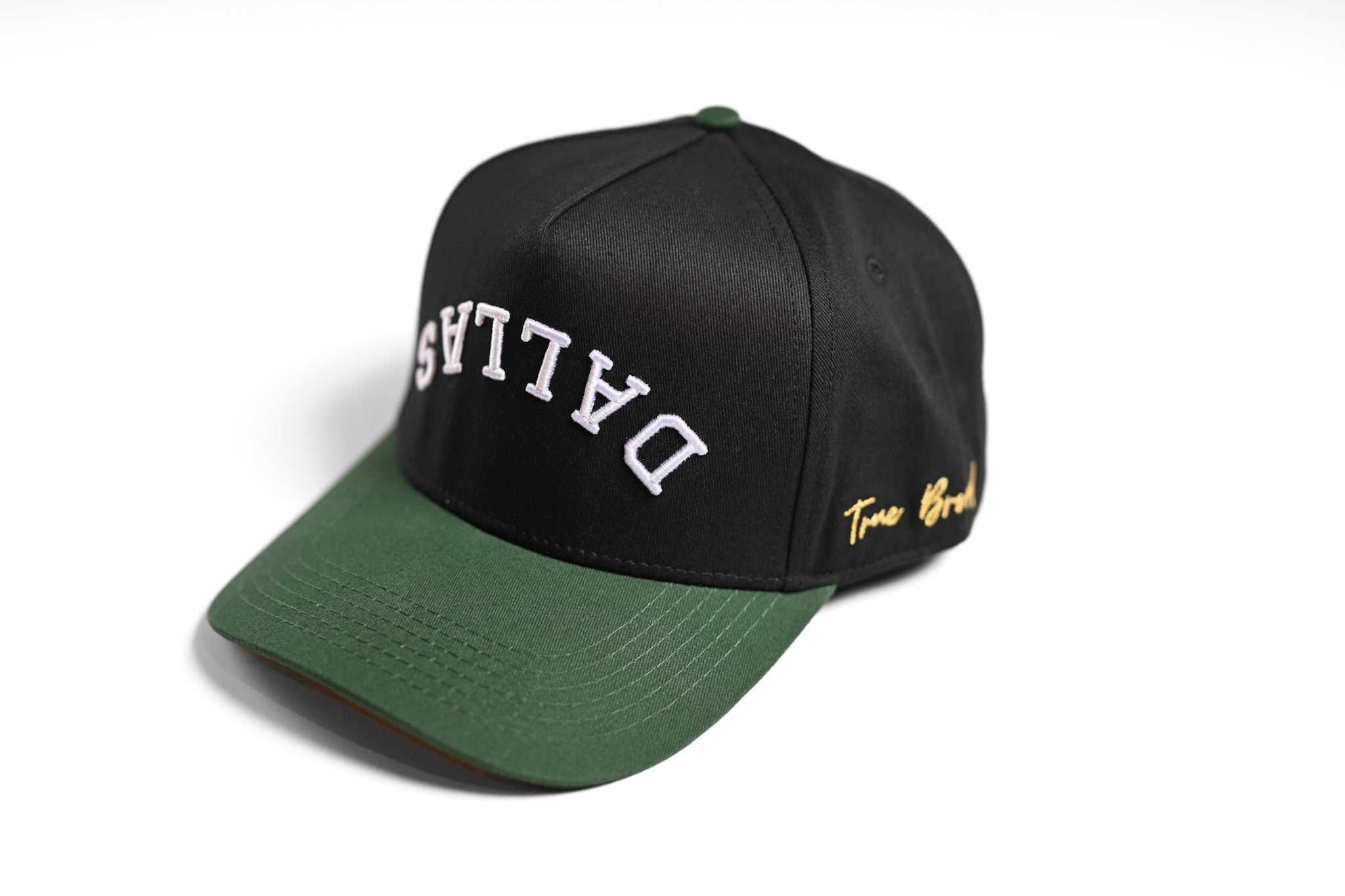 Precurved Dallas snapback - FOREST GREEN / BLACK