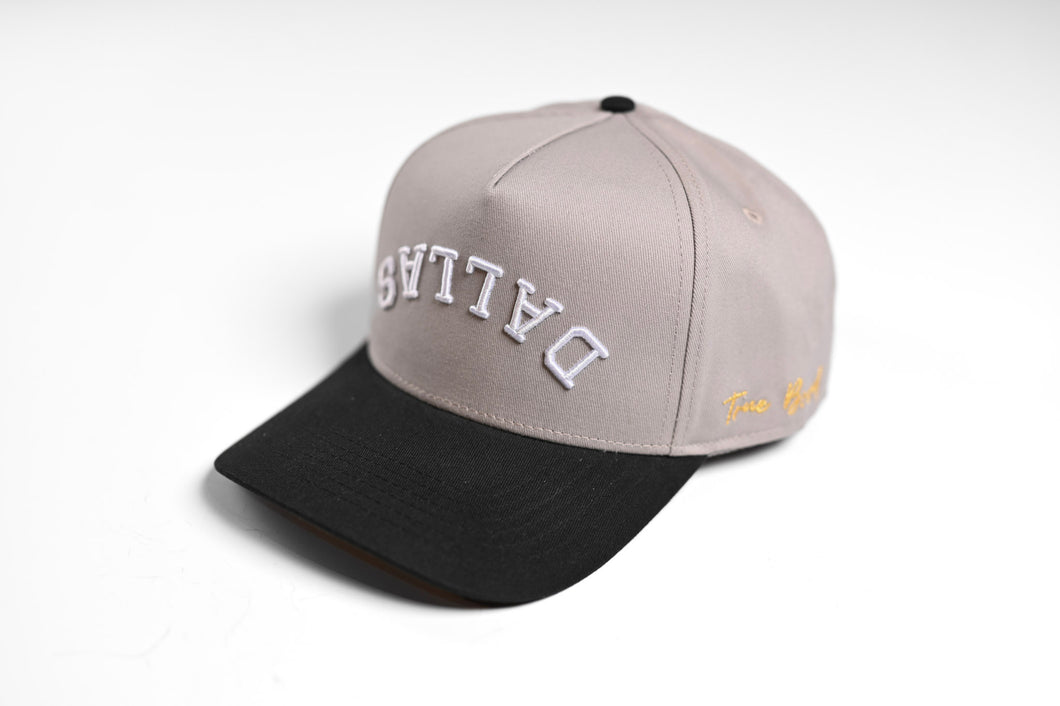 Precurved Dallas snapback - BLACK / GRAY