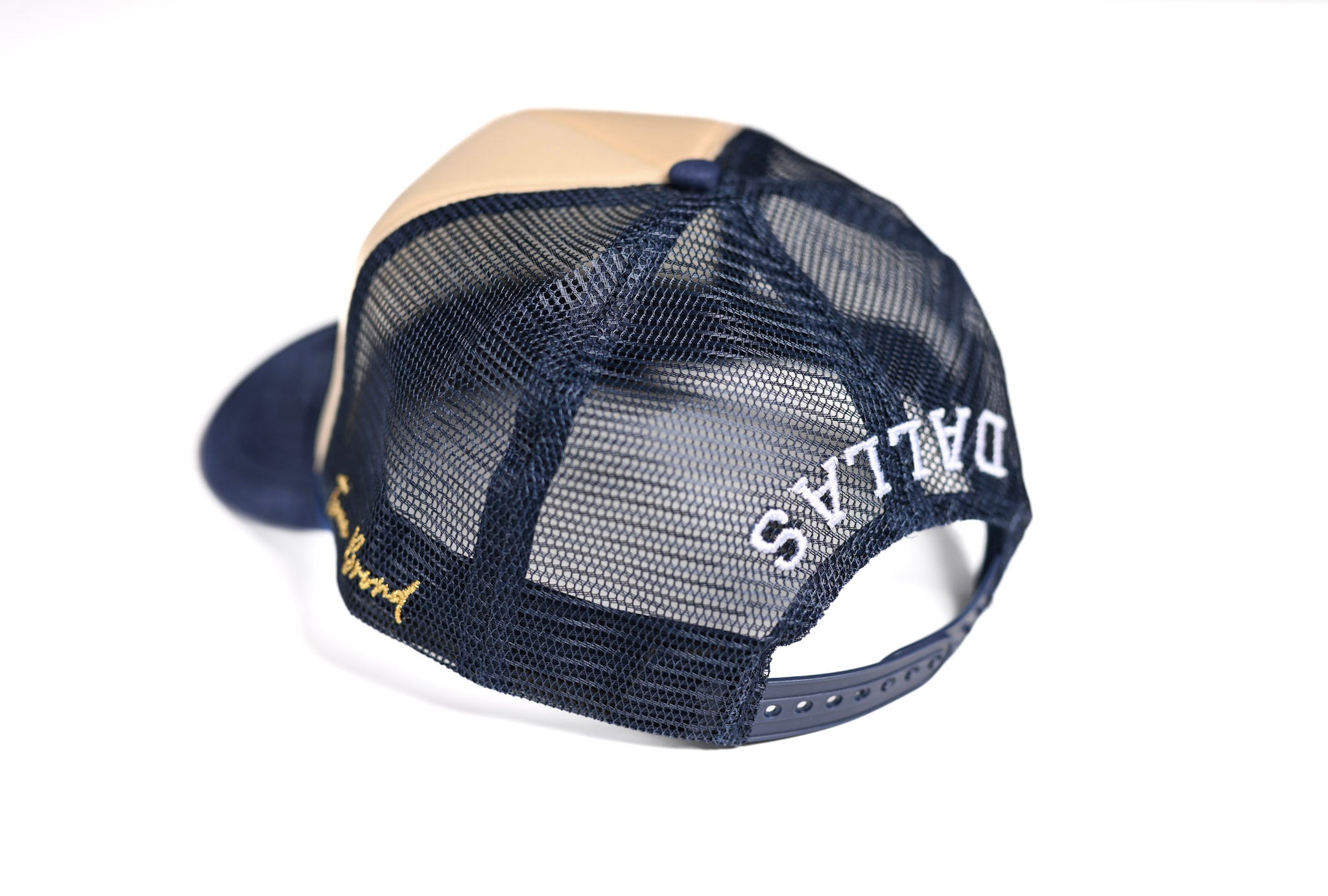 V2 Trucker snapback - NAVY / SAND