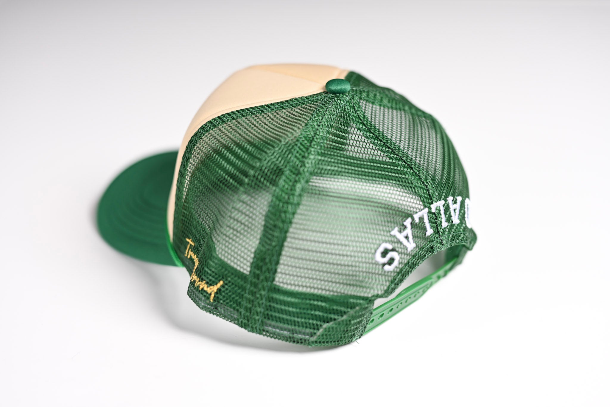 V2 Trucker snapback - GREEN / SAND