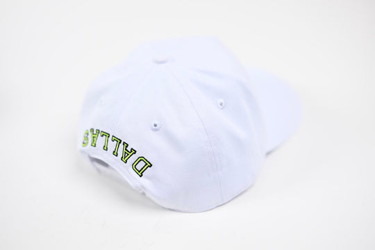 NEON V2 Precurved snapback - WHITE / YELLOW