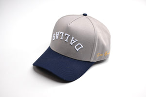 Joycap Dallas D Patch Style Cotton Adjustable Snapback Baseball Cap  (Gray/Navy) at  Men's Clothing store