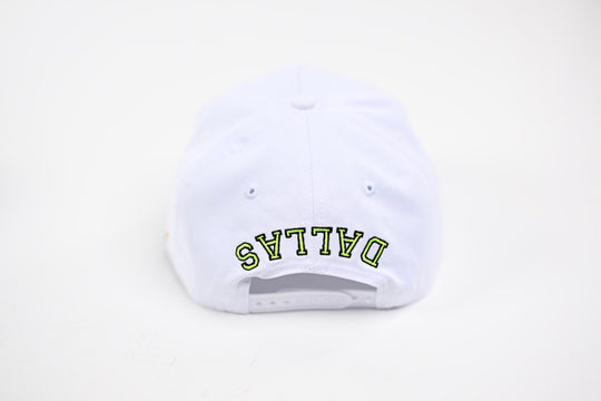 NEON V2 Precurved snapback - WHITE / YELLOW