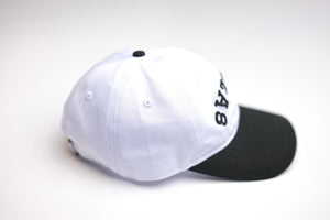 Dad Hat - BLACK BRIM / WHITE