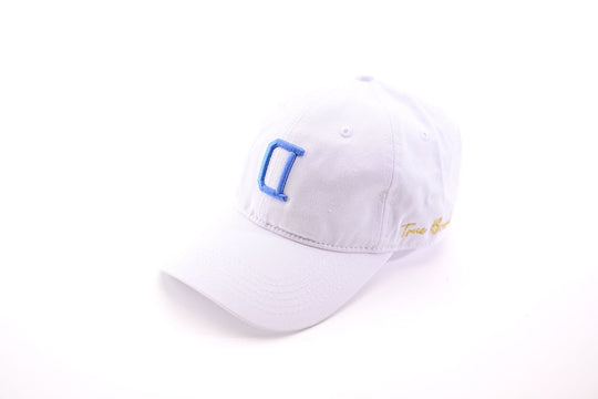 Dad Hat V2 - WHITE w/ ROYAL