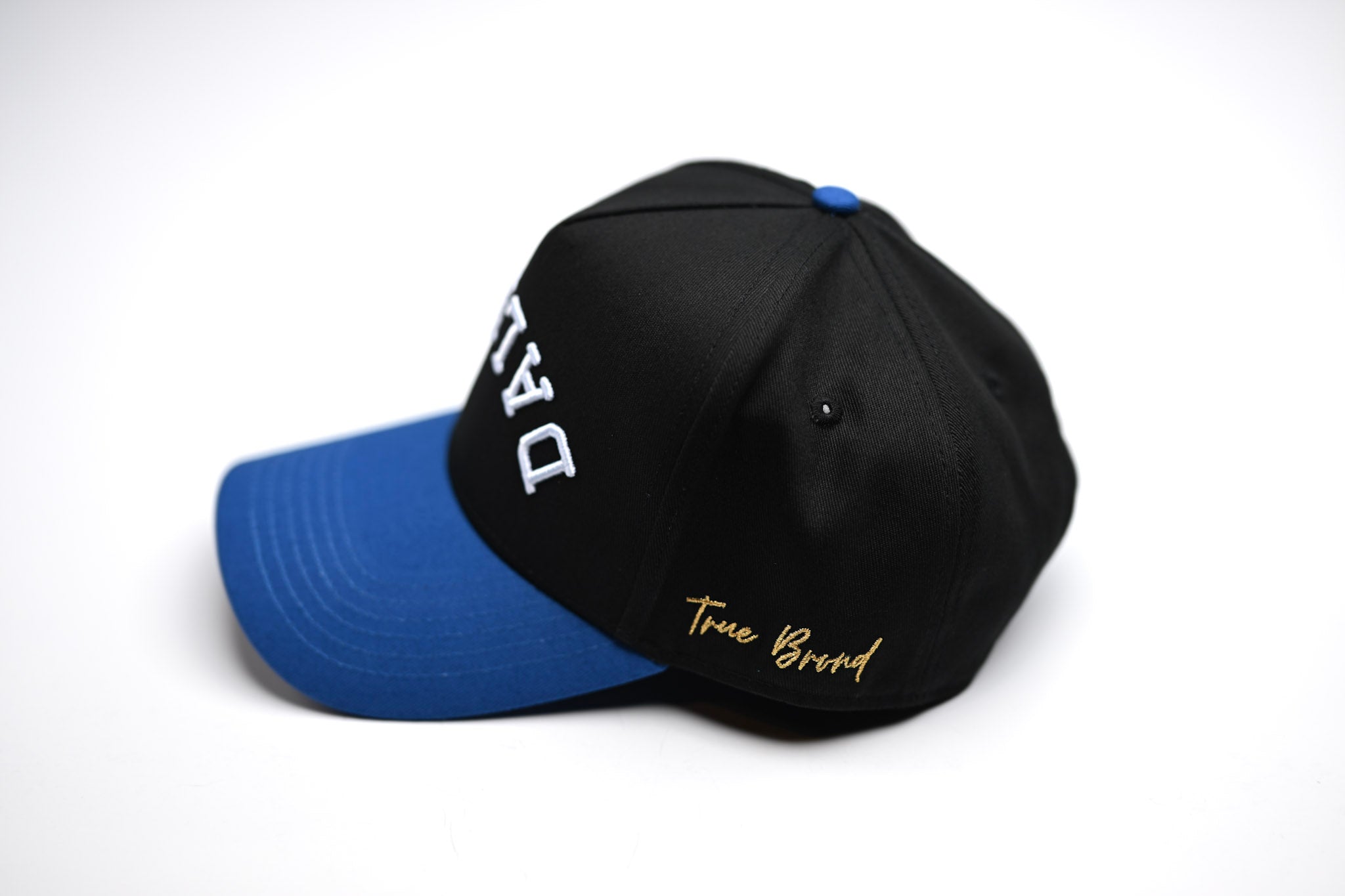 Precurved Dallas snapback - ROYAL / BLACK