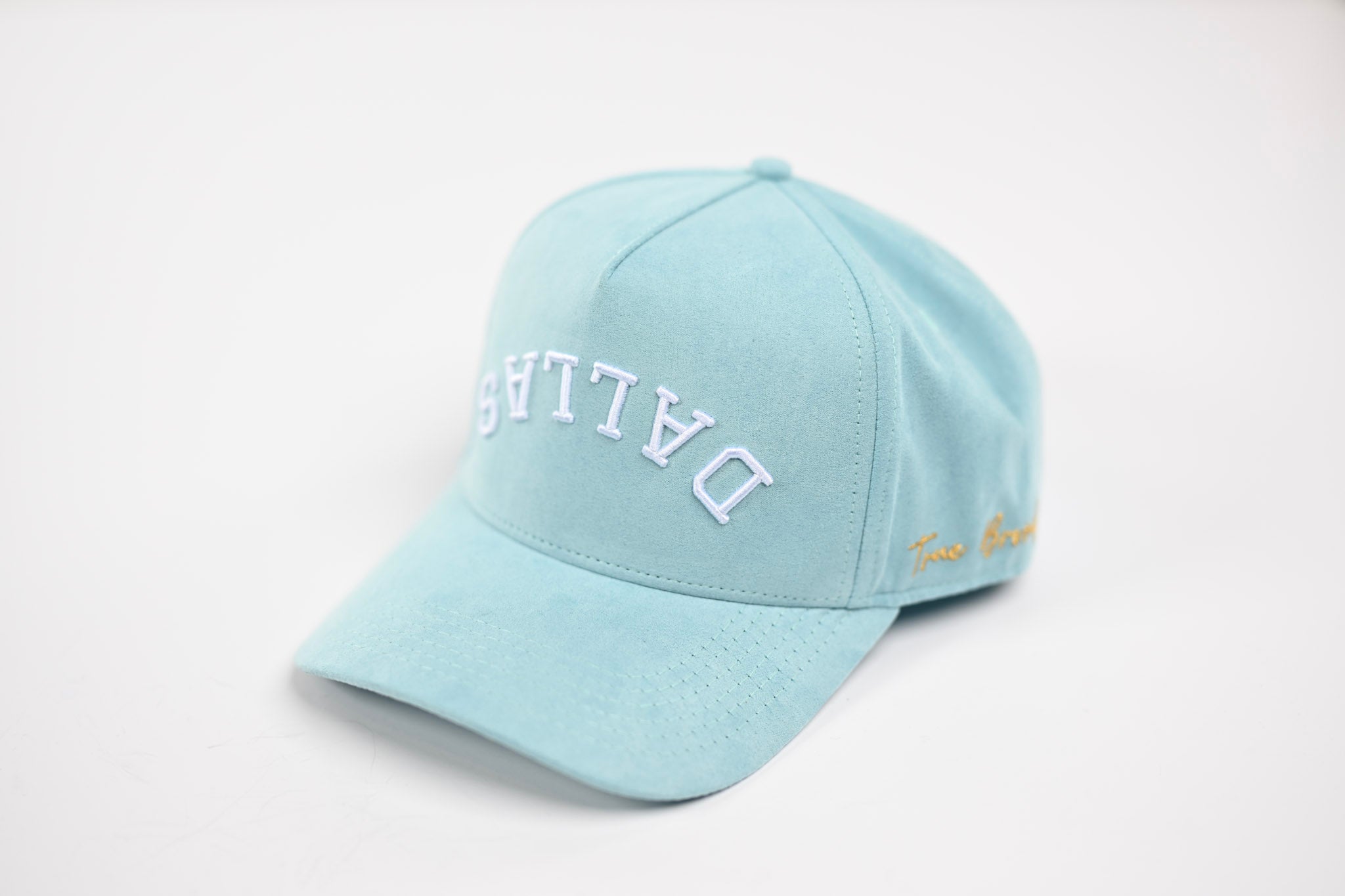 Suede snapback - SKY BLUE