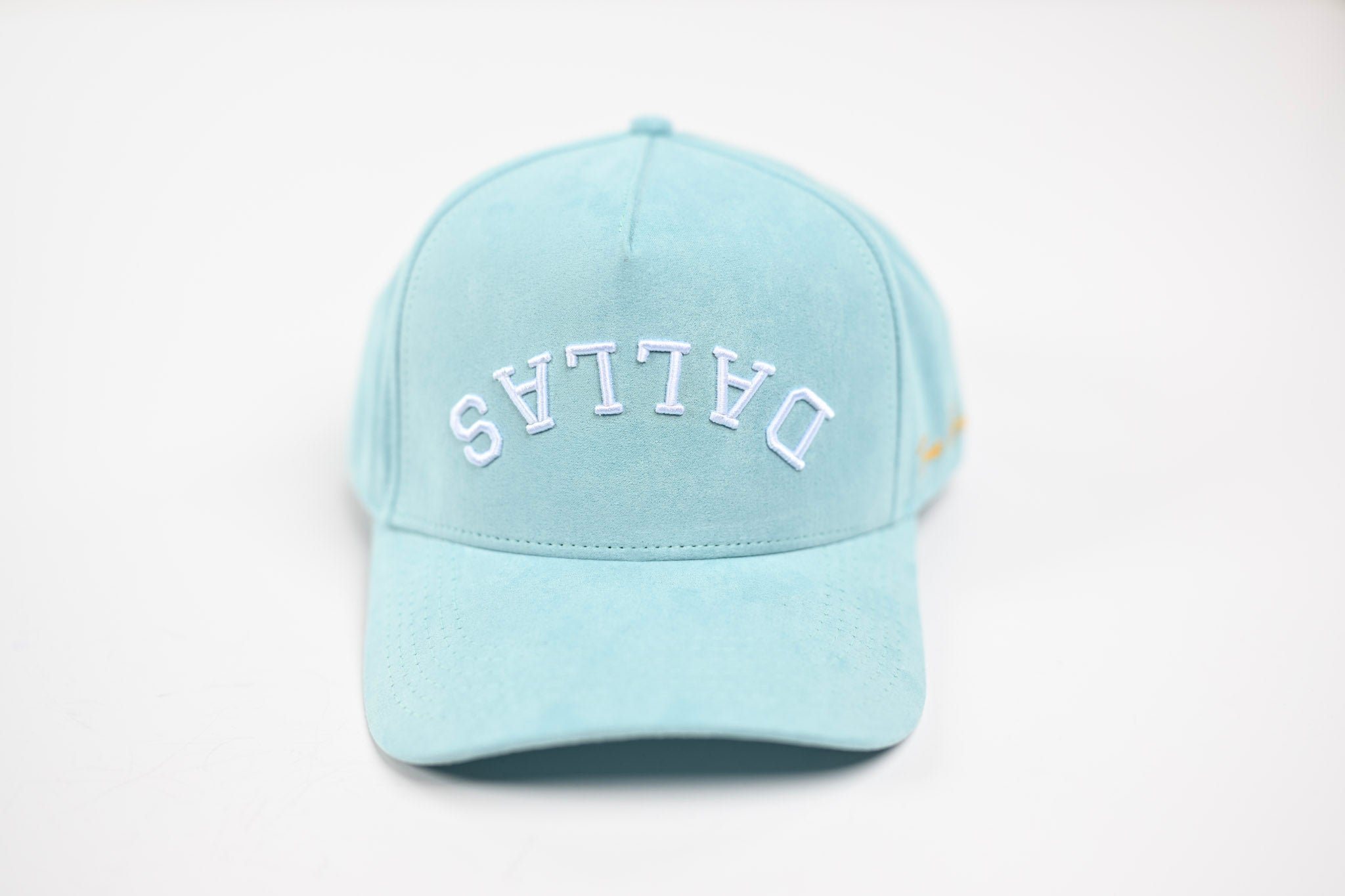 Suede snapback - SKY BLUE