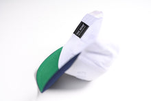 Load image into Gallery viewer, Precurved Dallas snapback - NAVY / ALL WHITE