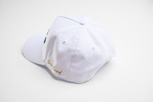 Precurved Dallas snapback - ALL WHITE