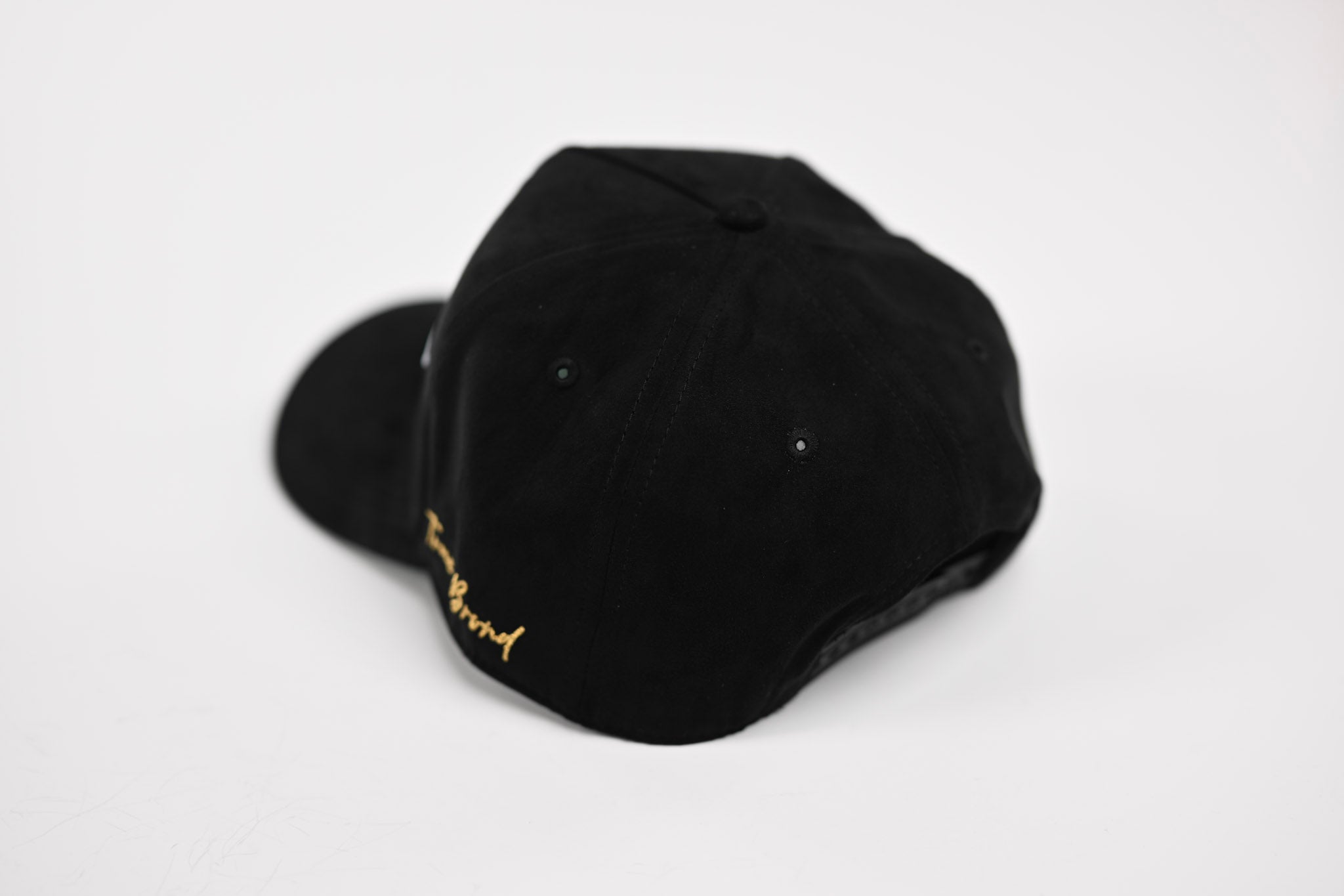 Suede snapback - BLACK