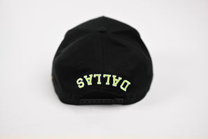 NEON V2 Precurved snapback - BLACK / YELLOW