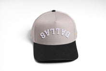 Load image into Gallery viewer, Precurved Dallas snapback - BLACK / GRAY