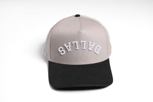 Precurved Dallas snapback - BLACK / GRAY